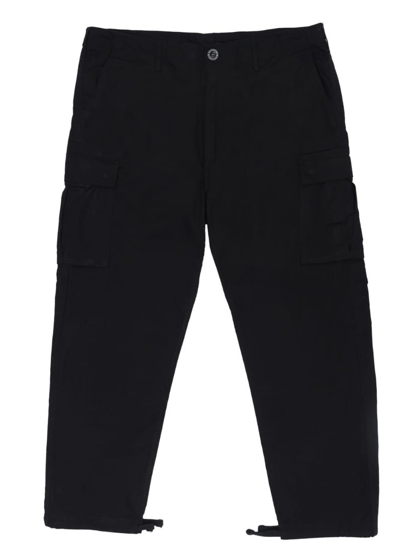 3H Men’s Stretchable Cargo Pants – 100% Cotton, 230 GSM – Durable, Comfortable & Flexible Utility Pants for Work or Casual Wear - Image 3