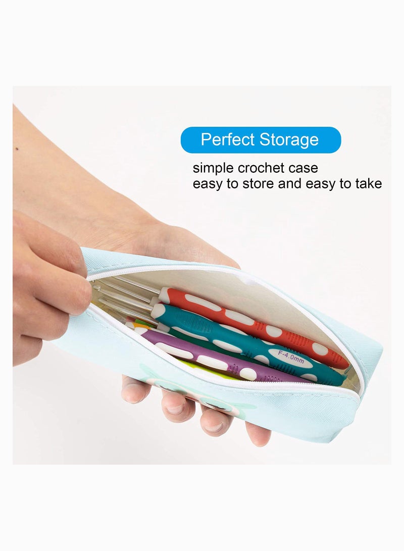 Crochet Hook Longer Ergonomic Crochet Hook Set Smooth Soft Grip Handles Crochet Needles Knitting Needles For Arthritic Hands Beginners And Experienced Crocheter 9 Pieces - Image 2