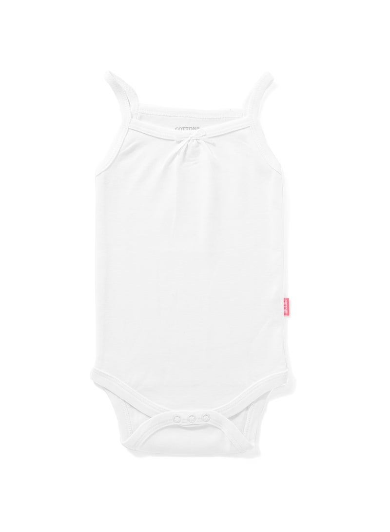 COTTONIL Pack of 6 Cotton Strap Bodysuit for Baby  - Image 3