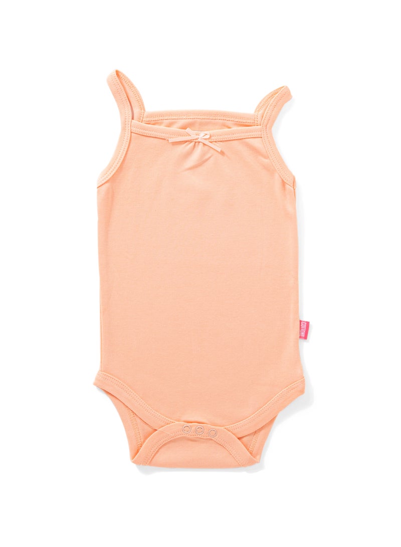 COTTONIL Pack of 6 Cotton Strap Bodysuit for Baby  - Image 4