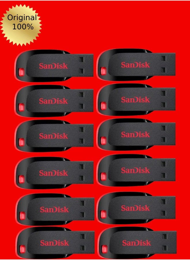 Sandisk 12 Pieces 16GB Cruzer Blade Usb Flash USB 2.0  - Image 1