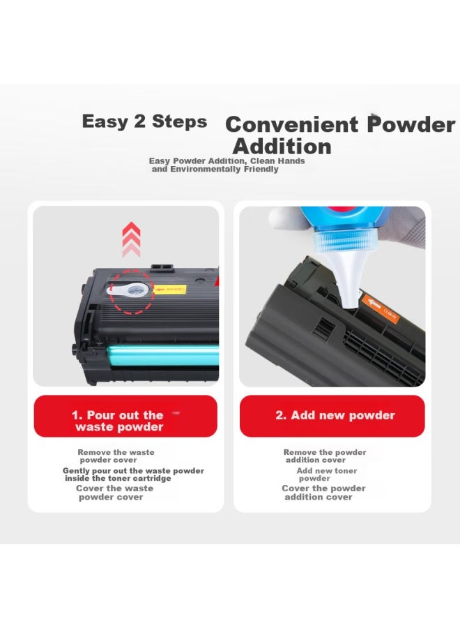 Huiwei Hewei 136W Toner Cartridge, W1110X High-Capacity Easy-To Toner Cartridge (With Chip), Compatible With Hp 108A 108W 136A 136Wm 136Nw 138P/Pn Printers - Image 2