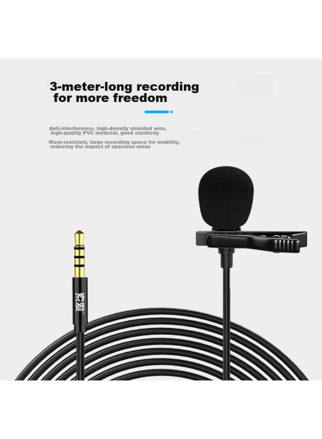 Soaiy Ws10b Clip-on Wired Microphone For Mobile Phone Recording, Vlog, Computer Recording, Online Cl, Short Videos, And Interviews, Type-c - Image 3