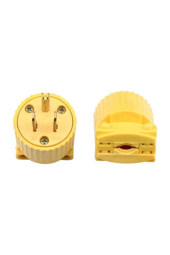 محول قابس قابل للفك (Detachable Plug Adapter) طراز 5‑15P بقدرة 125 فولت، تيار حتى 15 أمبير (Tripolar). – قابس أمريكي (US Plug) - Image 2