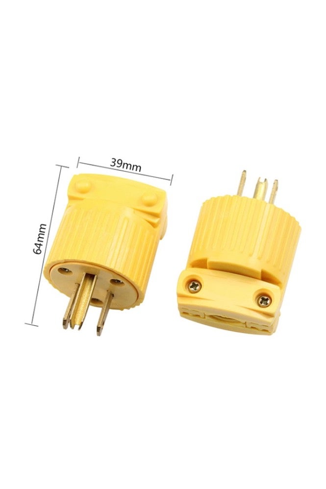 محول قابس قابل للفك (Detachable Plug Adapter) طراز 5‑15P بقدرة 125 فولت، تيار حتى 15 أمبير (Tripolar). – قابس أمريكي (US Plug) - Image 3