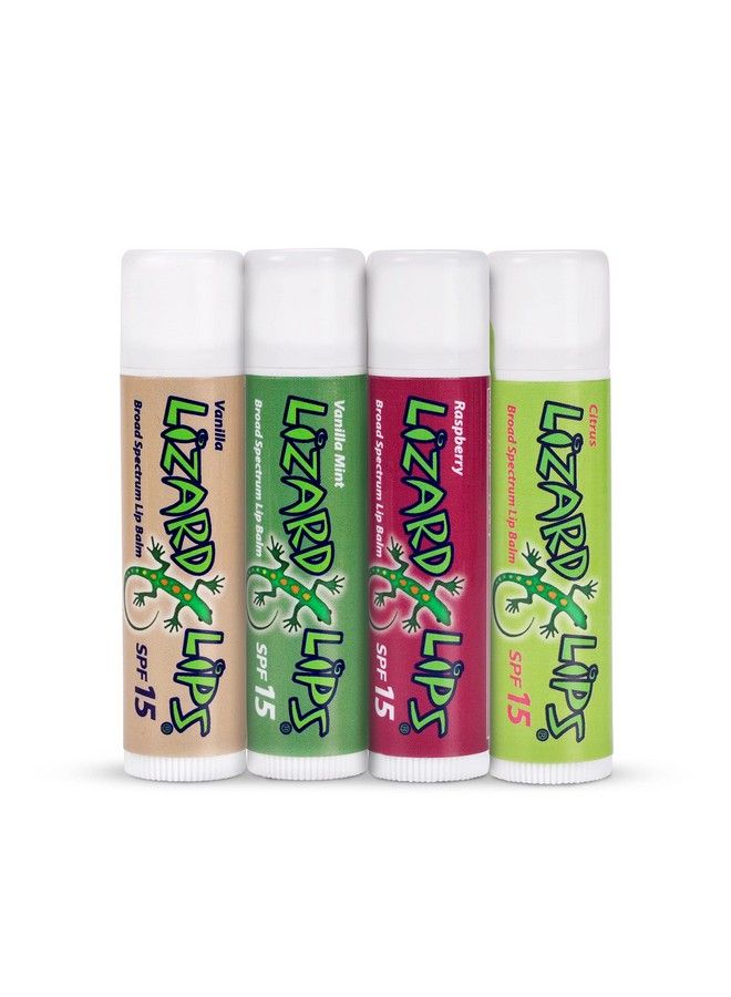 Lizard Lips Spf 15 Lip Balm (4 Flavor Variety) - Image 2