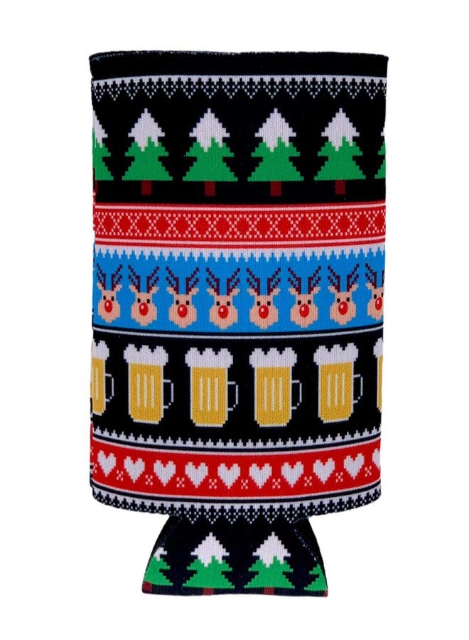 Coolie Junction Reindeer and Beers Christmas Collapsible Can Coolie (1) - Image 2
