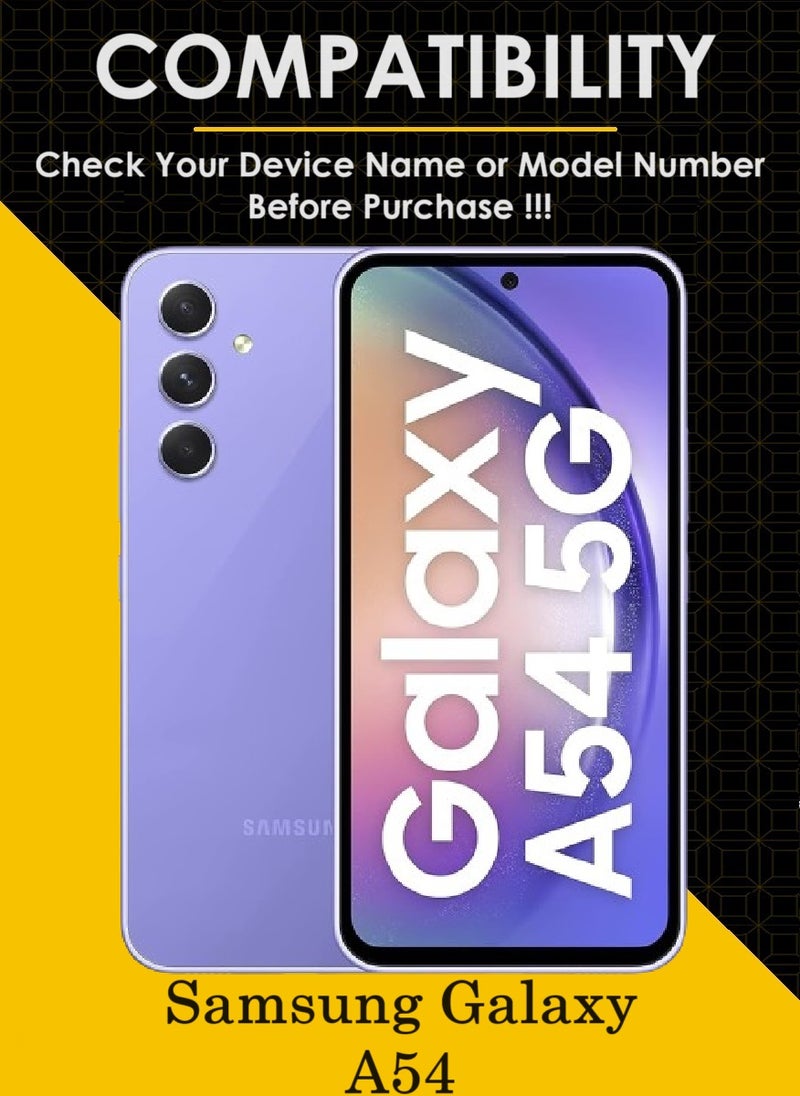 AINA 3 Pieces Tempered Glass Screen Protector 5D Designed For Samsung Galaxy A54 Full Glue Edge to Edge Full Screen Coverage And Bubble Free - Image 3