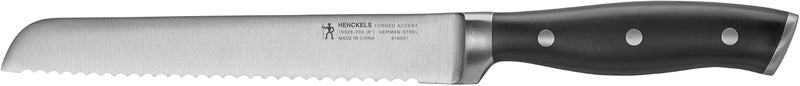 HENCKELS Forged Accent Razor-Sharp 8-inch Bread Knife, Cake Knife, Black, German Engineered Informed by 100+ Years of Mastery - Image 1