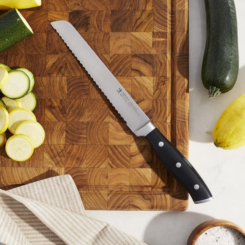 HENCKELS Forged Accent Razor-Sharp 8-inch Bread Knife, Cake Knife, Black, German Engineered Informed by 100+ Years of Mastery - Image 2
