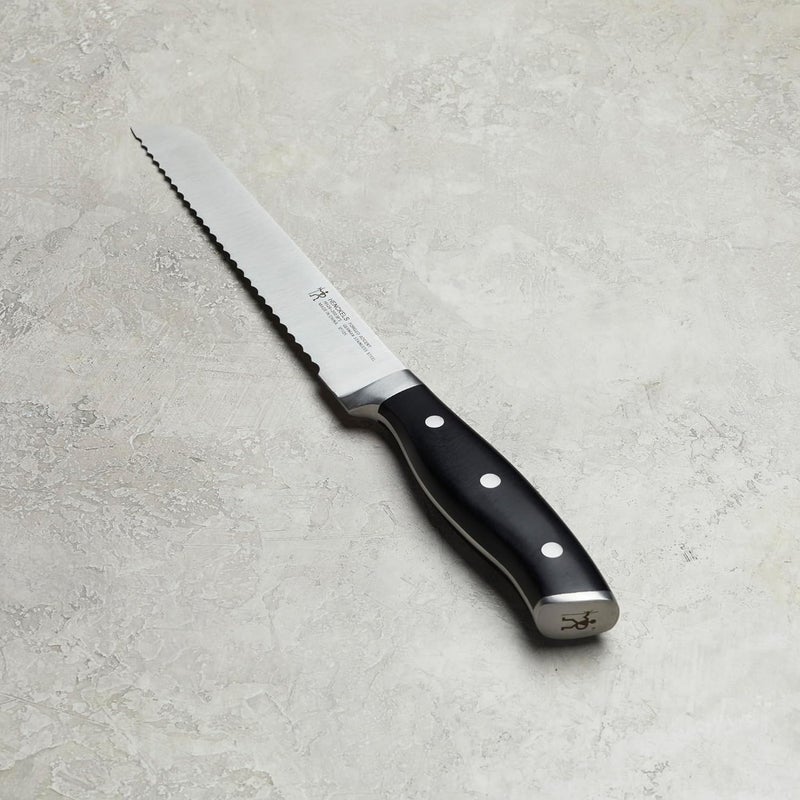 HENCKELS Forged Accent Razor-Sharp 8-inch Bread Knife, Cake Knife, Black, German Engineered Informed by 100+ Years of Mastery - Image 3