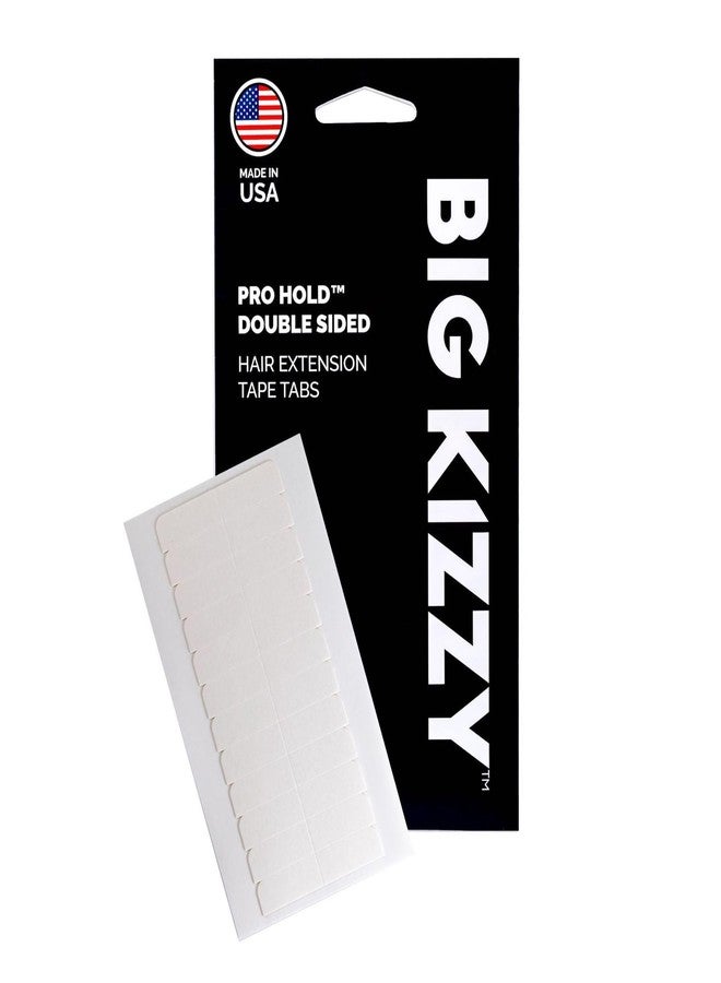 Big Kizzy Pro Hold Double Sided Replacement Tape Tabs for Hair Extensions - Strong Flexible Hold and Damage Free Tape in Hair Extension Tape- 5-7+ weeks of wear - 120 Tabs - Image 1