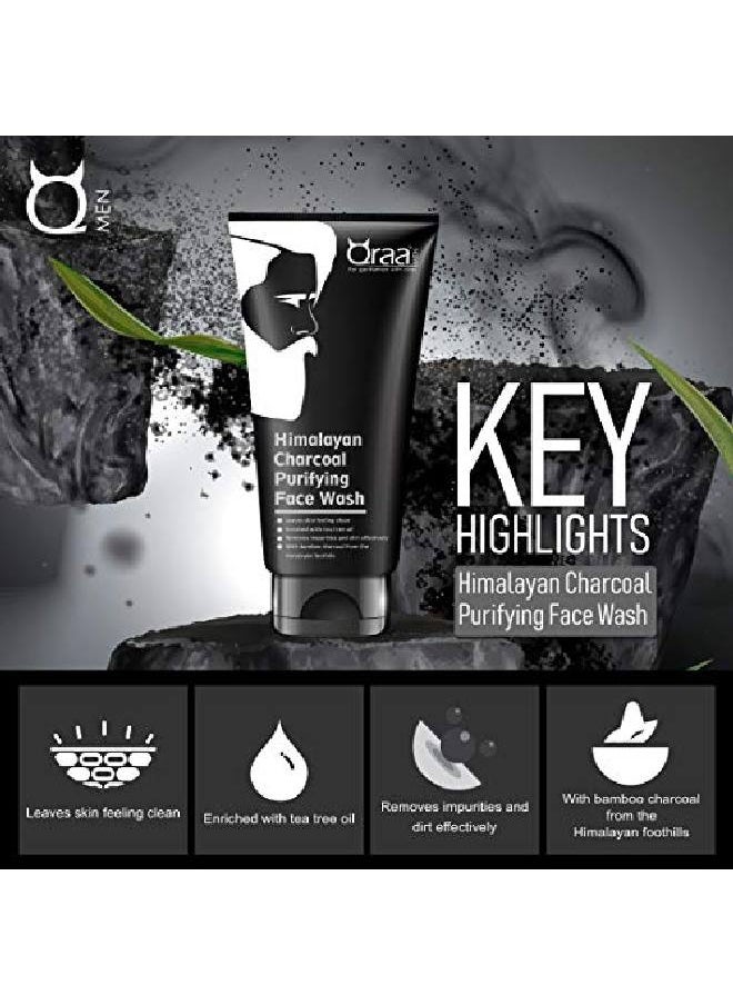 Qraa Himalayan Charcoal Purifying Face Wash 100G  - Image 3