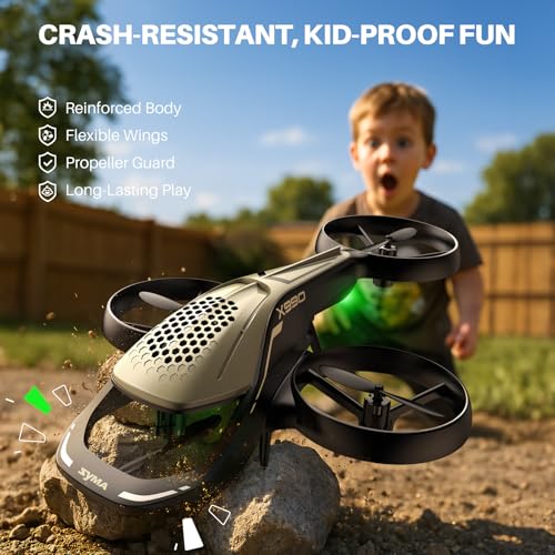 SYMA X990 RC Helicopter for Kids, Remote Control Helicopter with Amazing Stunt Tricks, 360° Propeller Protection, Altitude Hold & Gyro Stabilization, Perfect STEM Toy Gift for Boys and Girls - Image 2