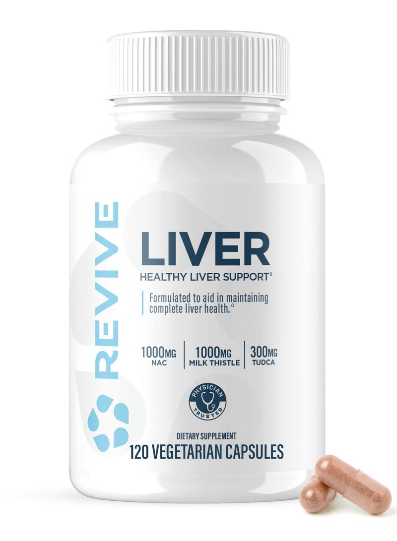 Revive MD Liver – Healthy Liver Support – 120 Capsules - Image 1