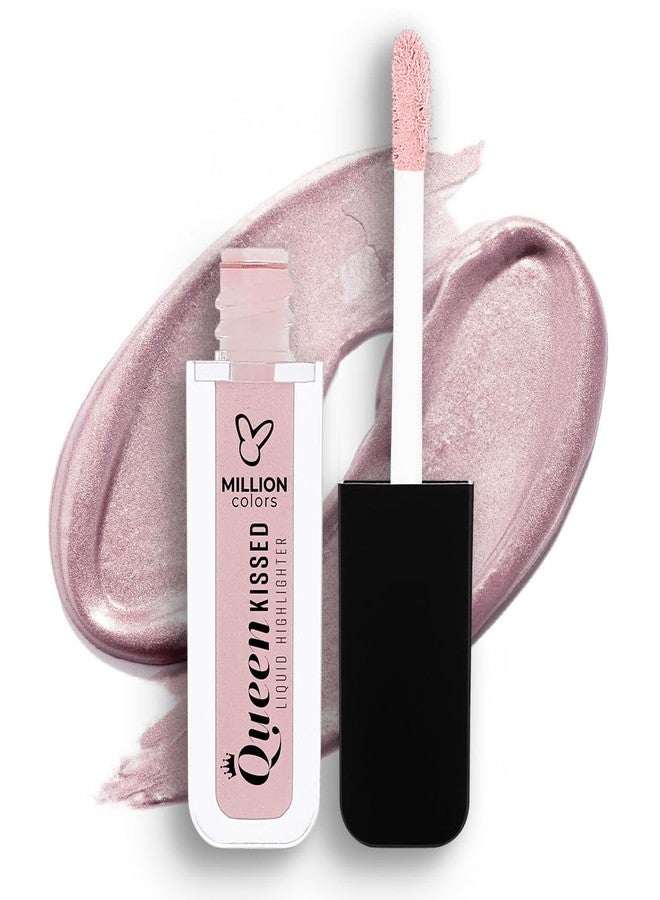 Million Colors Queen Kissed HD Drop & Glow Liquid Highlighter and Illuminator for Glowing Skin & Makeup with Sheen and Pearl Effect (ROSE GOLD 03) - Image 1