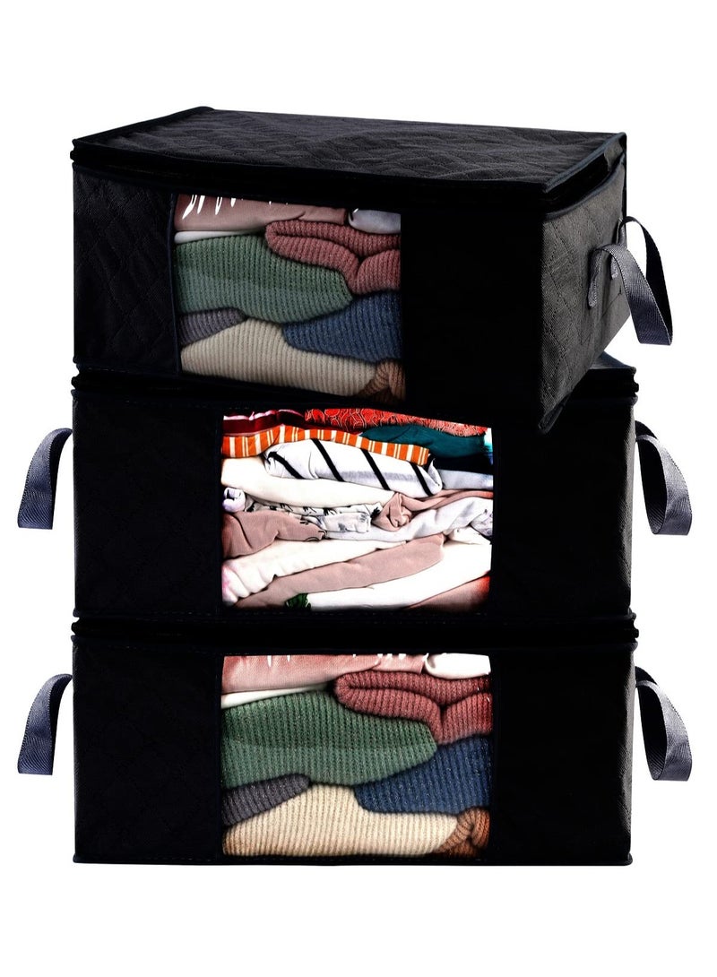 Gear Storage Bags G01B, Dark Black, 3 Count