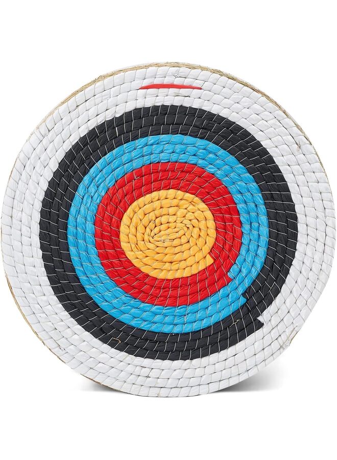 أهداف الرماية للفناء الخلفي، هدف الرماية الدائري التقليدي المصنوع يدويًا من القش، هدف القوس والسهم لممارسة الرماية - Image 1