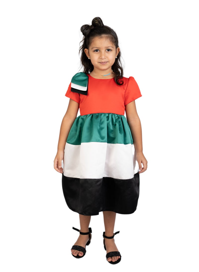 D'Daniela Color Blocked Dress - Image 1