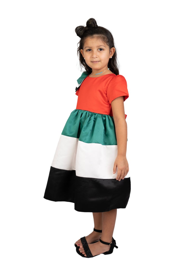 D'Daniela Color Blocked Dress - Image 2