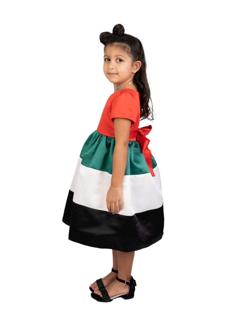 D'Daniela Color Blocked Dress - Image 3