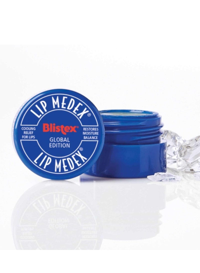 بليستكس Blistex Lip Medex, مسكن خارجي / واقي للشفاه ، 3 قطع ، أزرق ، 0.25 أونصة (عبوة من 3) - Image 4