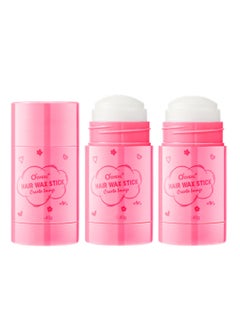 OCHEAL 2 Pack Hair Wax Stick Crushed Hair Finishing Balm Long Styling Hair Finishing Stick Non-Greasy Style Wax Stick For Men Women Broken Hair  - Image 1