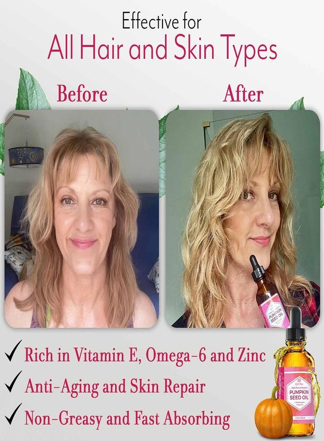 Leven Rose Pumpkin Seed Oil for Hair Growth 2 oz, 100% Pure Pumpkin Seeds Oil for Skin and Nails - Natural Pumpkin Seed Extract for Moisturizing Scalp, Dry and Rough Skin - Image 5