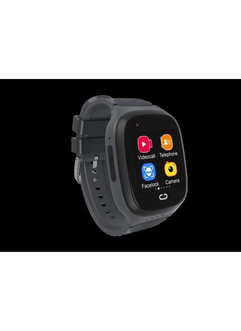 Nano Sim Smart Children's Watch 4g Sim Card Support Video Call Feature 2 Years 40 mm Black