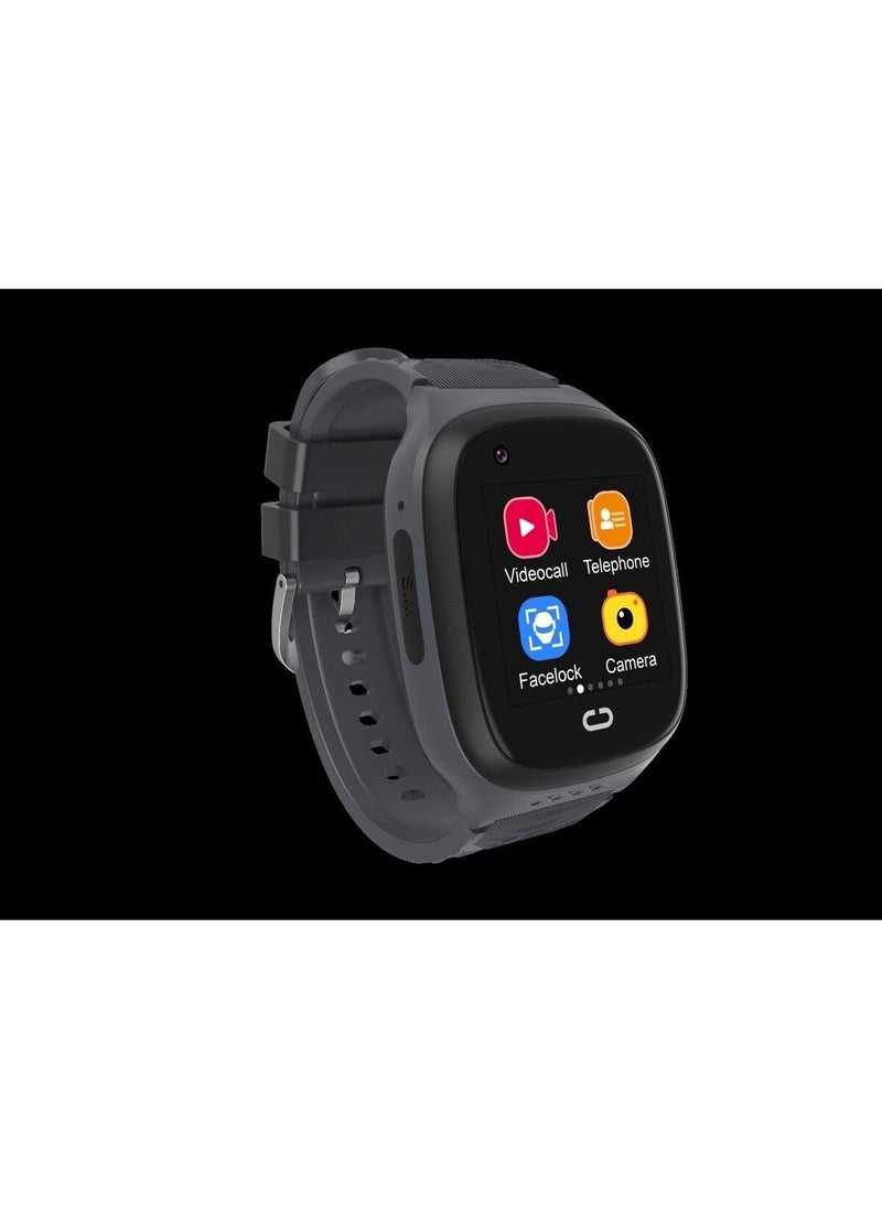 Nano Sim Smart Children's Watch 4g Sim Card Support Video Call Feature 2 Years 40 mm Black