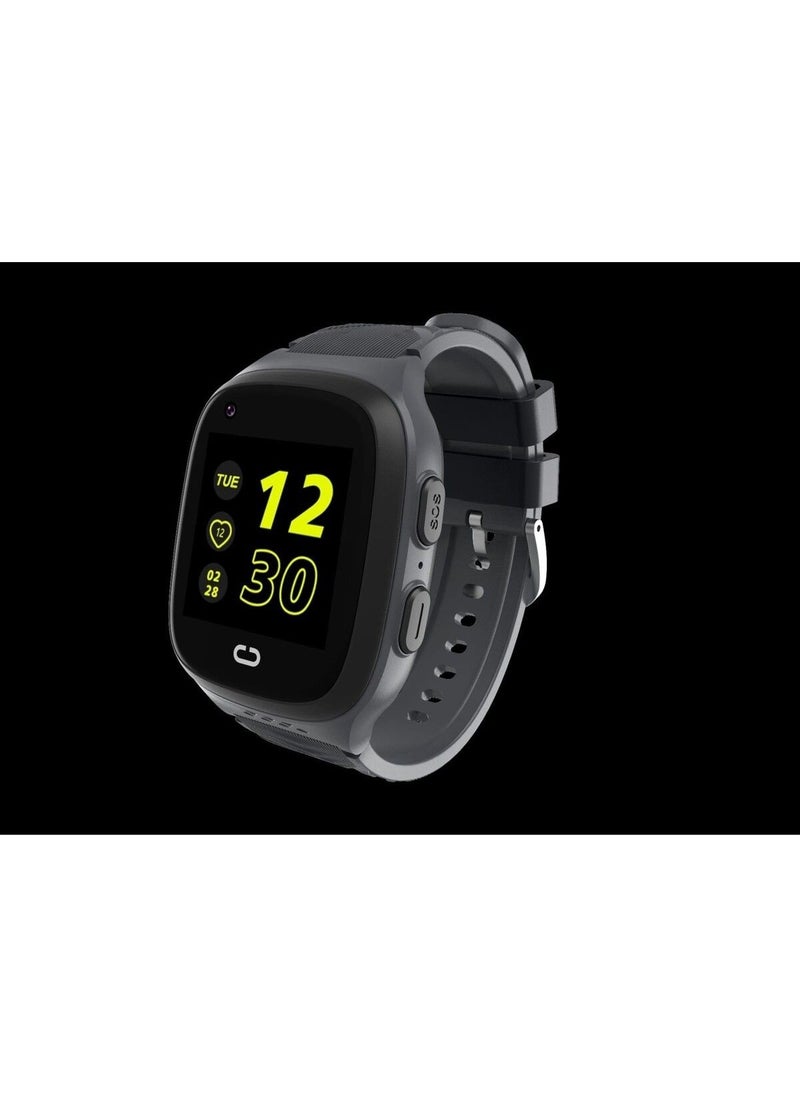 Nano Sim Smart Children's Watch 4g Sim Card Support Video Call Feature 2 Years 40 mm Black