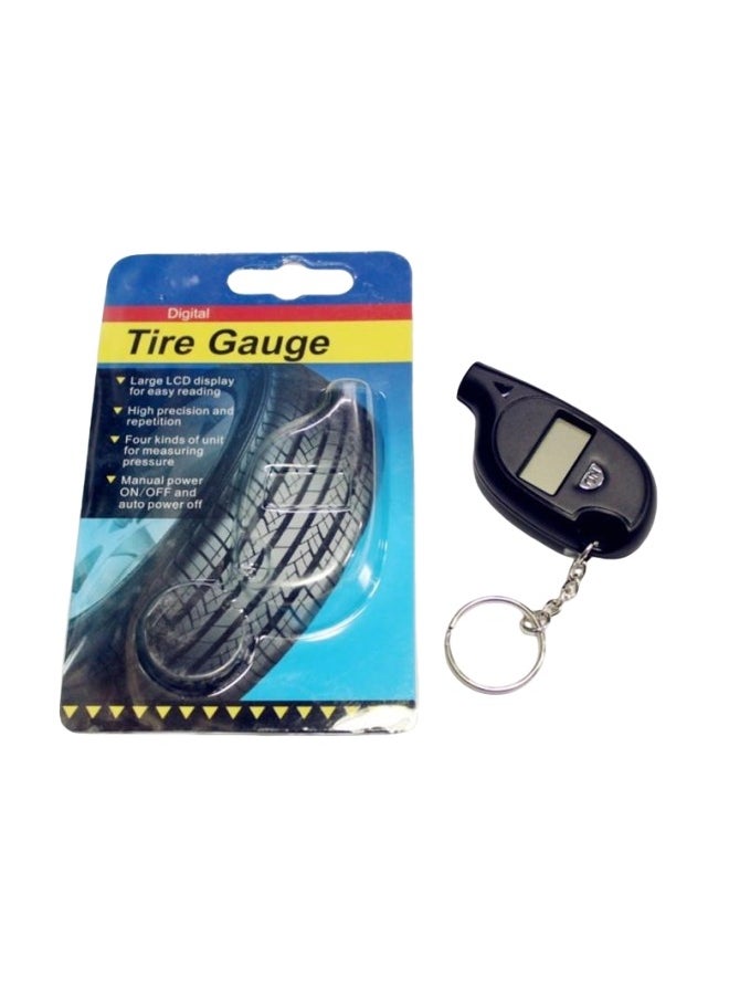 Healife - Portable Digital Tire Pressure Gauge with LCD Display, High Accuracy for Cars, Motorcycles, and Bicycles - Compact Keychain Design - Image 1