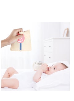 Y&D Baby Gifts Toys, Soft Cards with Cloth Storage Bag for Infants Newborn, Toddlers and Kids Learning High Contrast at Home, on Airplanes, Cars or Travel Colourful 20 Pieces  - Image 5