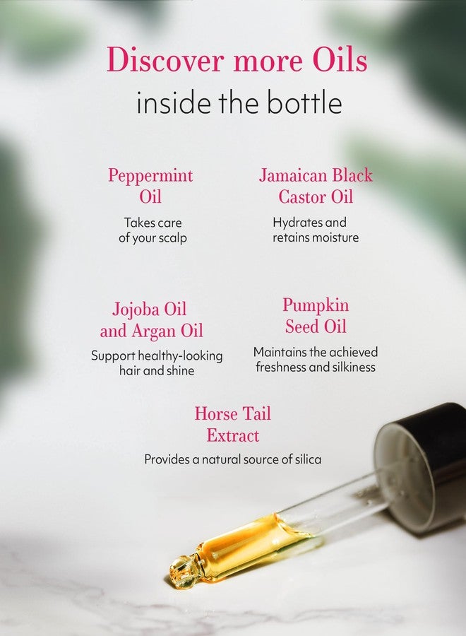 ليفن روز زيت ليفن روز العضوي لنمو الشعر بإكليل الجبل مع الخروع، وإكليل الجبل، والنعناع، والجوجوبا، والأرغان، وبذور اليقطين، ومستخلص ذيل الحصان، وزهرة الربيع المسائية لجميع أنواع الشعر، طبيعي، 2 أونصة - Image 4