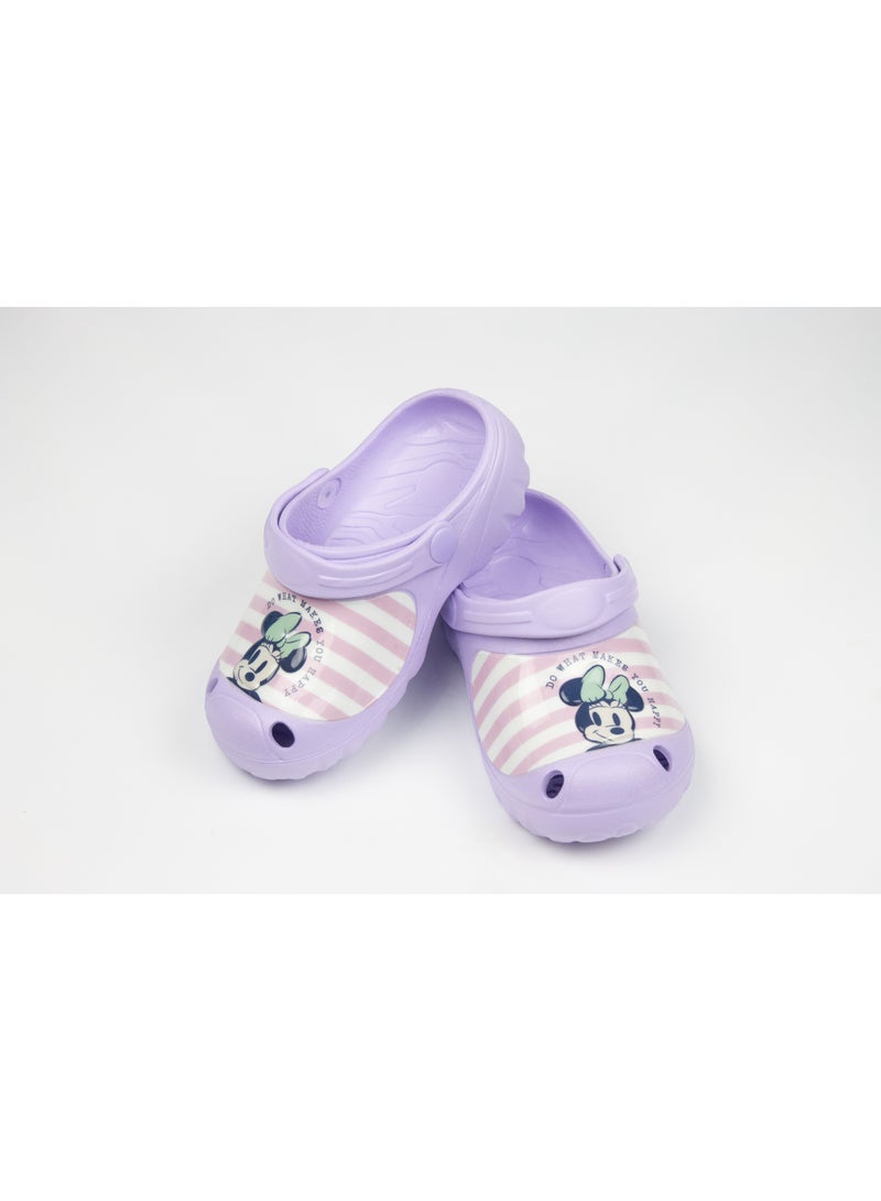 MINNIE MOUSE Kids Clogs – Lightweight & Comfortable Slip-On Sandals  – Purple - Image 2