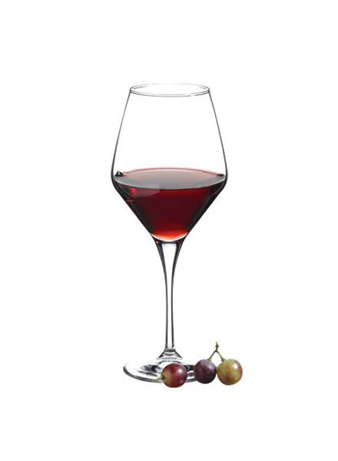 Daphne - Red Wine – 0.2L Glass Pack of 6 Clear