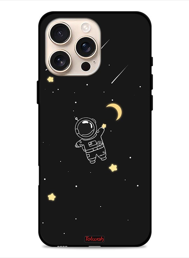 Tolwak Apple iPhone 16 Pro Protective Case Cover Astronaut Art Clip - Image 1