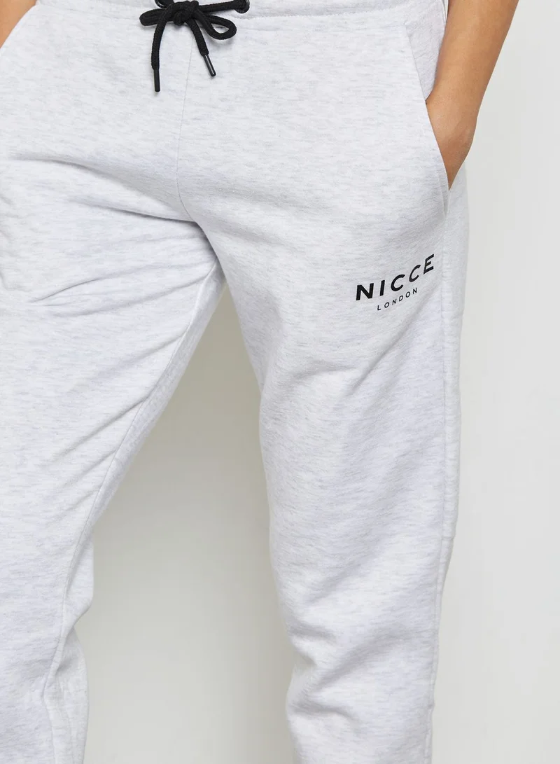 nicce london Tie Waist Logo Joggers