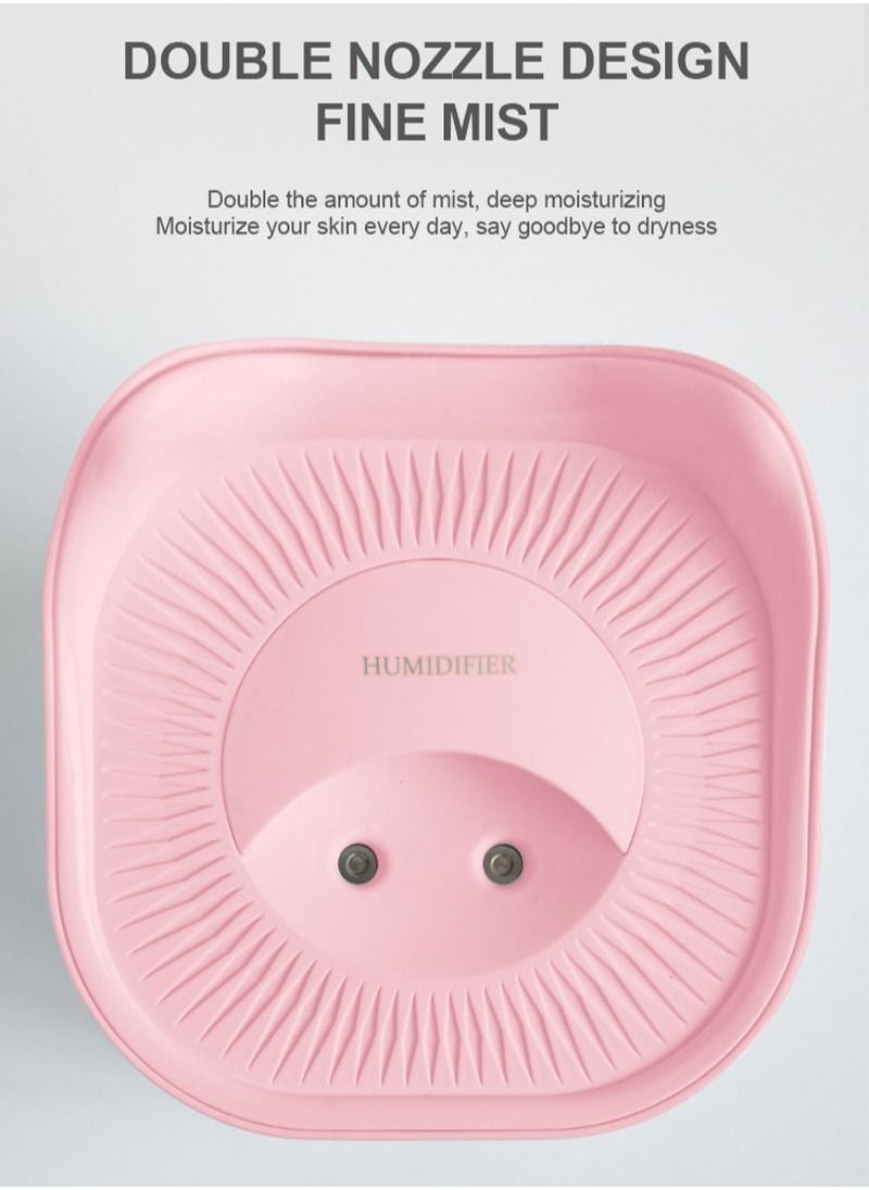 Sunhome - Air Humidifier With Colour Changing Lights 3300ml Pink - Image 1