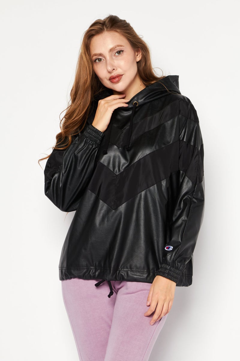 Champion Women Sportswear Fit Long Sleeves Training Jacket, Black - Image 1