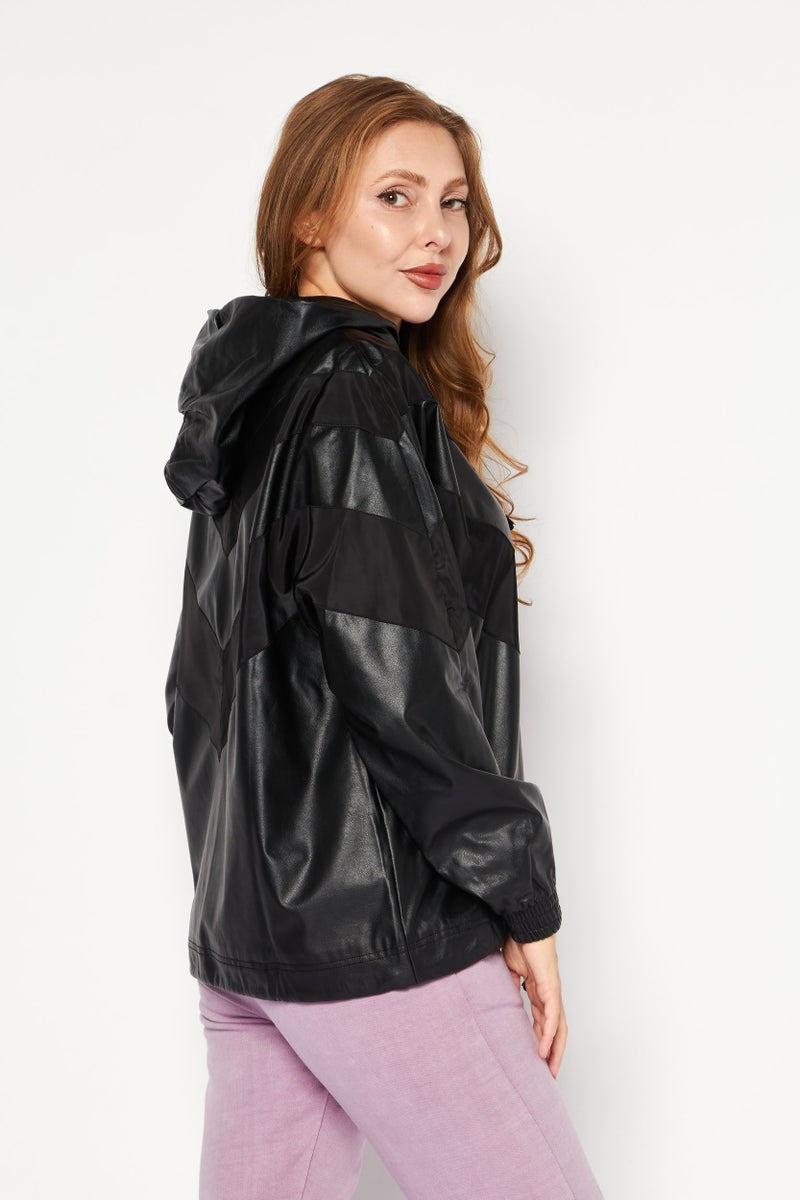 Champion Women Sportswear Fit Long Sleeves Training Jacket, Black - Image 3