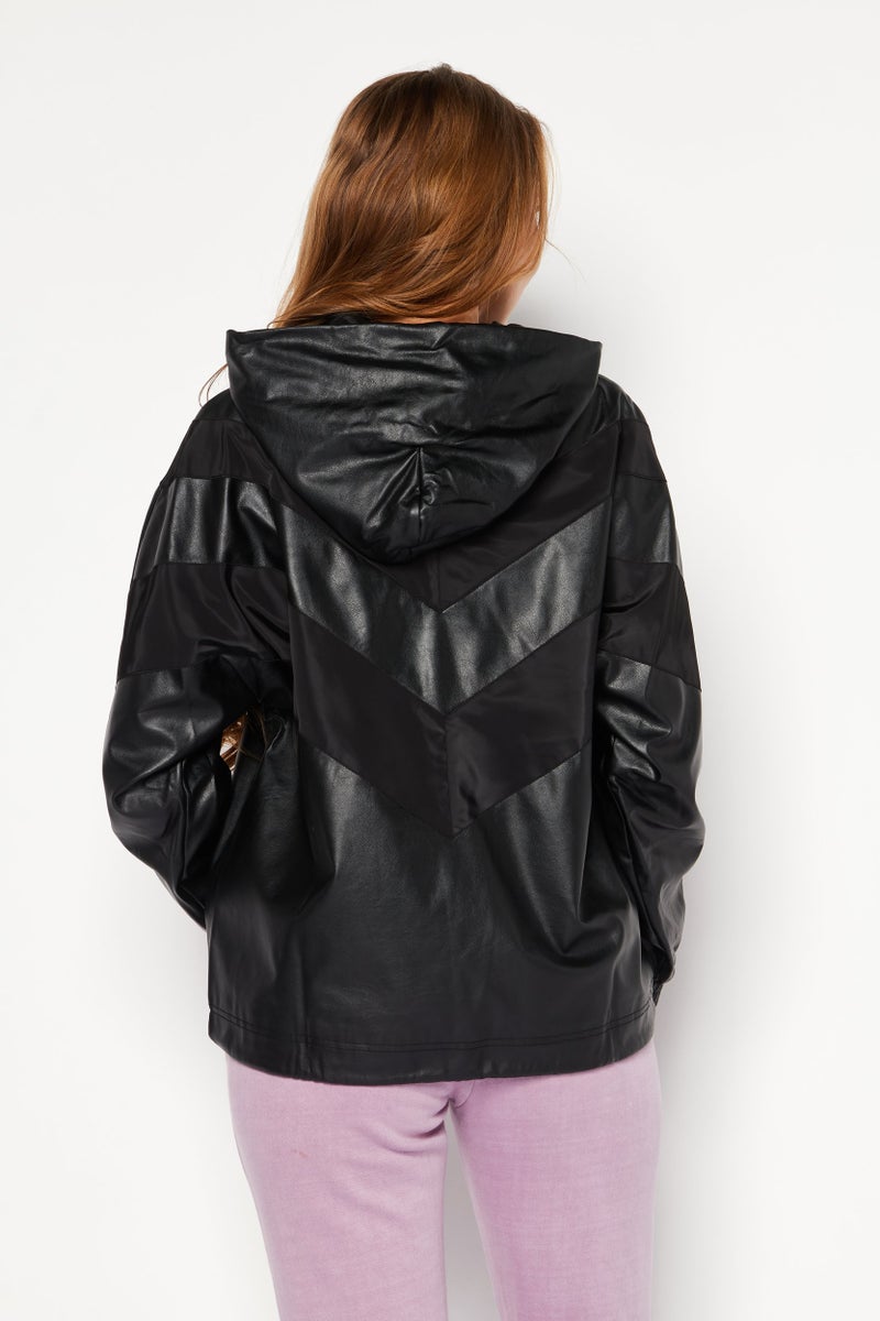 Champion Women Sportswear Fit Long Sleeves Training Jacket, Black - Image 4