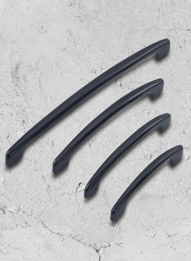 Atom 4 Inch Zinc Cabinet Pull Handle, Black Matte Finish Kitchen Cabinet & Drawer Handles, Durable & Elegant Furniture & Door Hardware for Home, Bedroom, Office, Hotel Wardrobe (2 Pack, CH-554) - Image 4