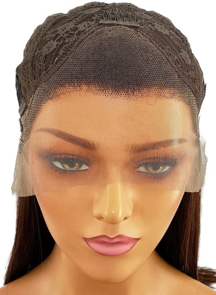 Estelle 24" Big Curly Wavy Supreme Free Parting HD Lace Frontal Wigs With Baby Hair High Temperature Synthetic Wigs For Black Women 180% Density Natural Black Color Wigs (Natural Black #1B) - Image 5