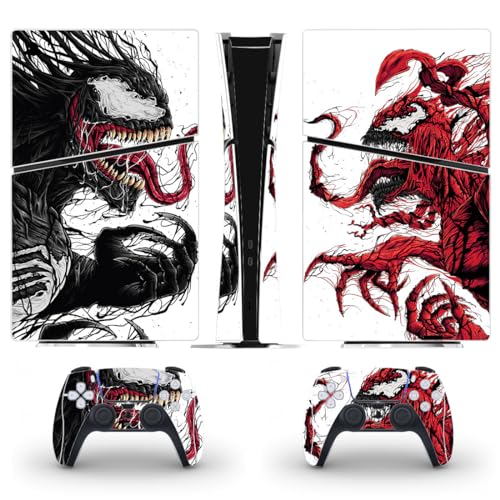 PEYANZ Vinyl Skin Compatible with PS5 Slim Digital Edition HD Print Scratch Resistant BubbleFree Application - Image 1