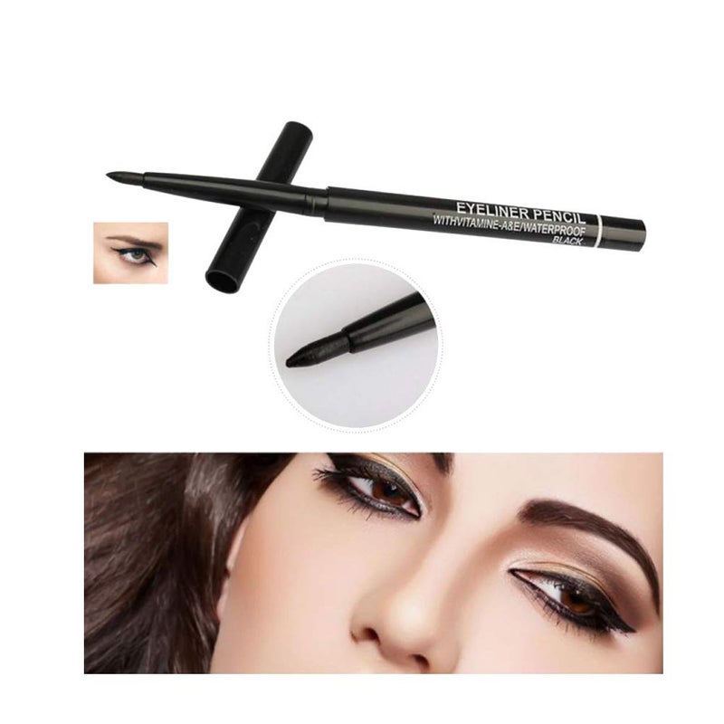 DNM Cat Eye Makeup Waterproof Neon Colorful Liquid Eyeliner Pen Make Up Comestics Long-lasting Black Eye Liner Pencil Makeup Tools (black) - Image 4