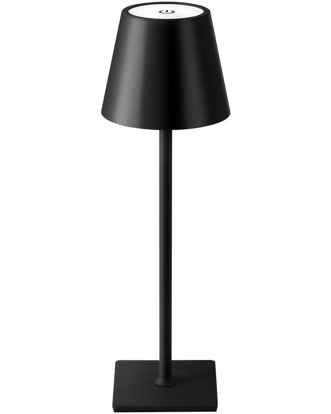 LED CORDLESS RECHARGEABLE TABLE LAMP COZY WARM 3 COLOR STEPLESS DIMMING UP OUTPUT USB CHARGING PORTABLE NIGHT LAMP WITH TOUCH SENSOR BEDSIDE LAMP FOR LIVING ROOM BLACK