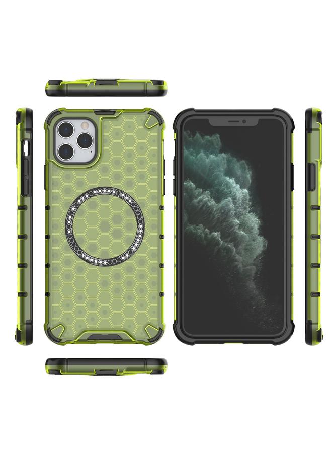 The Bros Phone Case For iPhone 11 Pro Honeycomb Magnetic Ring Shockproof Phone Phone Case - Image 4