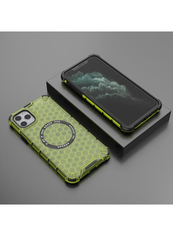 The Bros Phone Case For iPhone 11 Pro Honeycomb Magnetic Ring Shockproof Phone Phone Case - Image 2