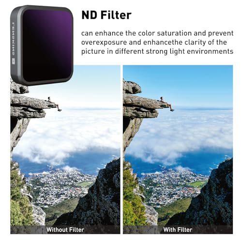 LENSKINS MRC ND16 Filter for GoPro Hero 5 6 7 Black, AGC Optics Glass, 30-Layer Multi-Resistant Coating Neutral Density Filters, Snug Fit GoPro Lens Filter with Lens Cloth - Image 5